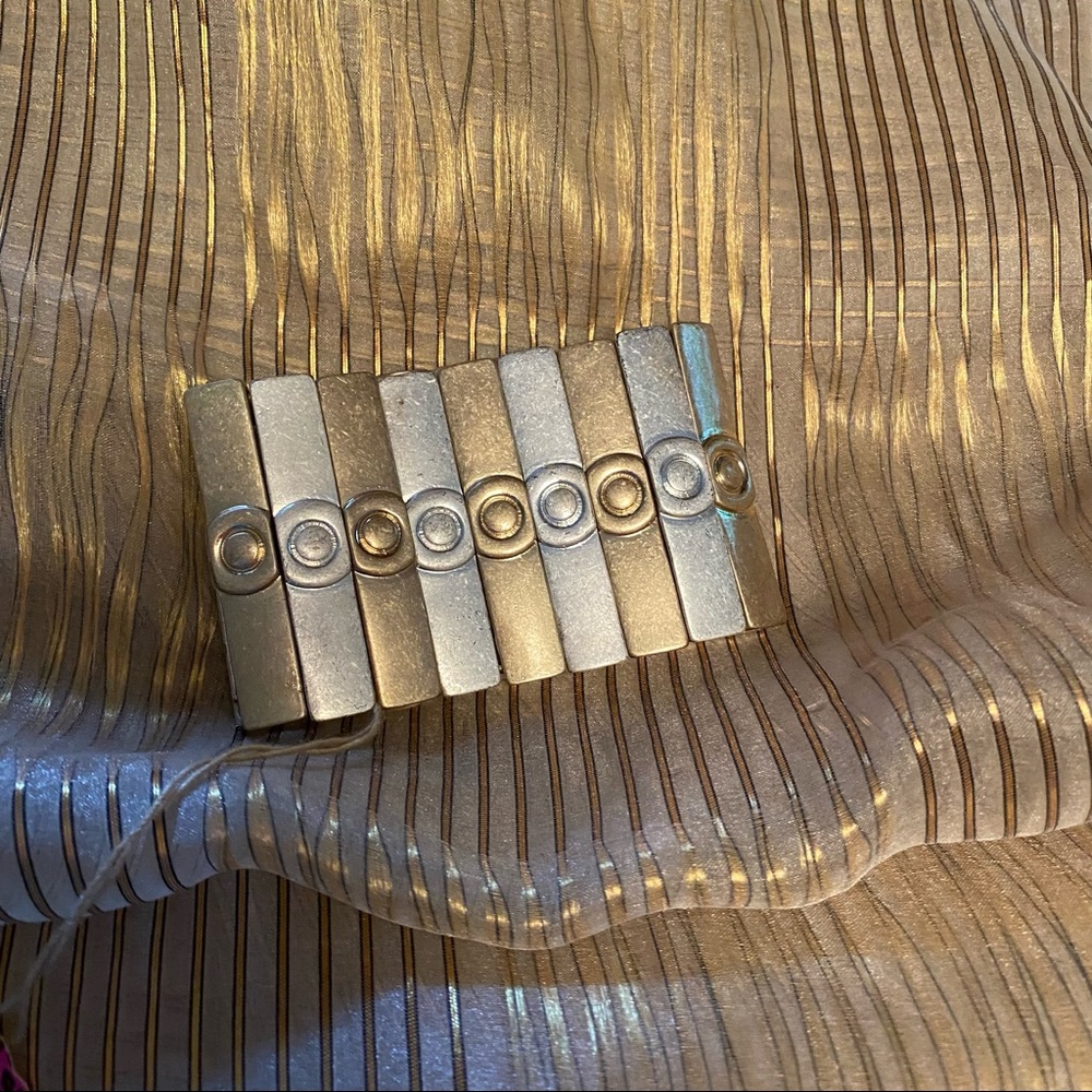 Silver & gold Grecian awesome cuff bracelet!
